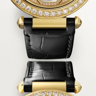 Altri orologi gioiello Panthere – 41 mm, movimento meccanico a carica manuale, oro giallo 18 carati, diamanti, cinturini in pelle intercambiabili – Cartier