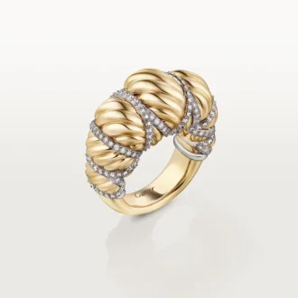 Anello Cartier Libre Tressage, diamanti