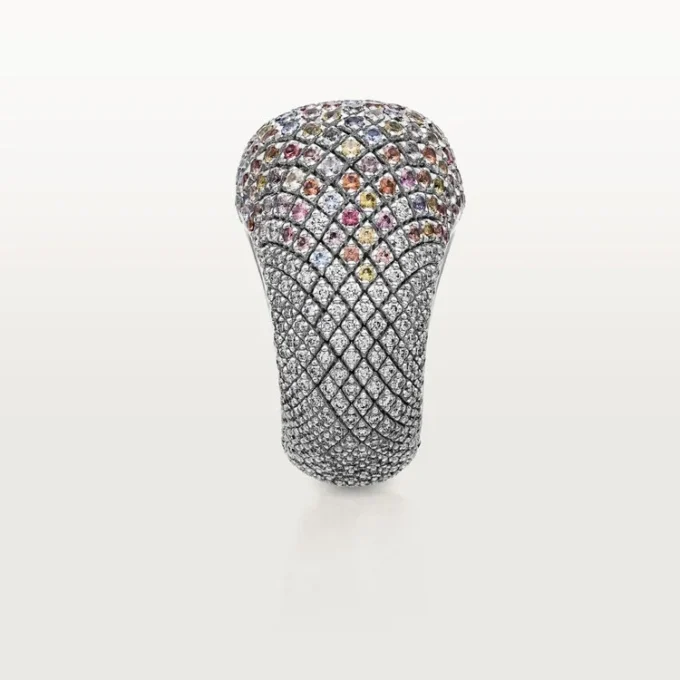 Anello Cartier Libre Tuttitutti, zaffiri Umba, diamanti
