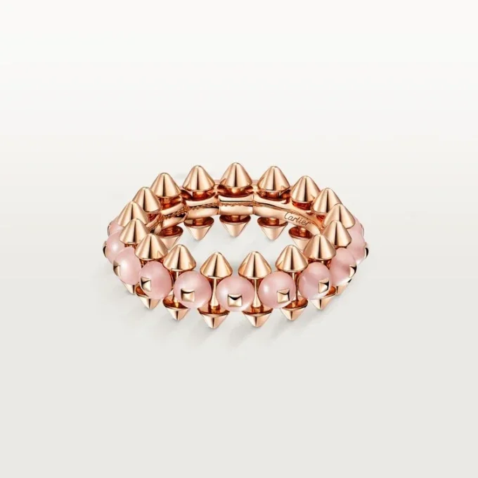 Anello Clash De Cartier, calcedonio rosa