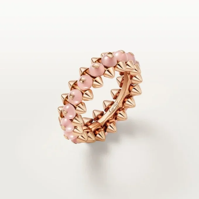 Anello Clash De Cartier, calcedonio rosa