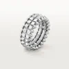 Anello Clash De Cartier, doppia fila