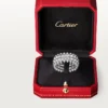 Anello Clash De Cartier, doppia fila