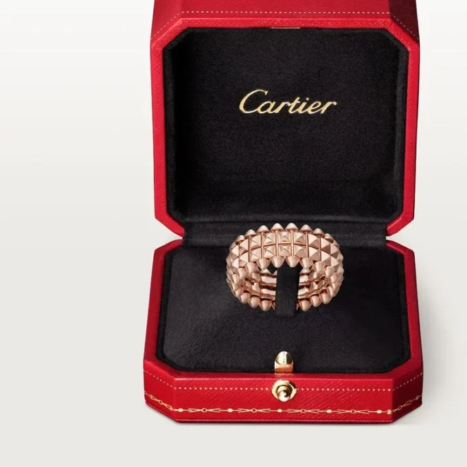 Anello Clash De Cartier, doppia fila