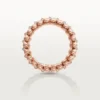 Anello Clash De Cartier, doppia fila, pavé