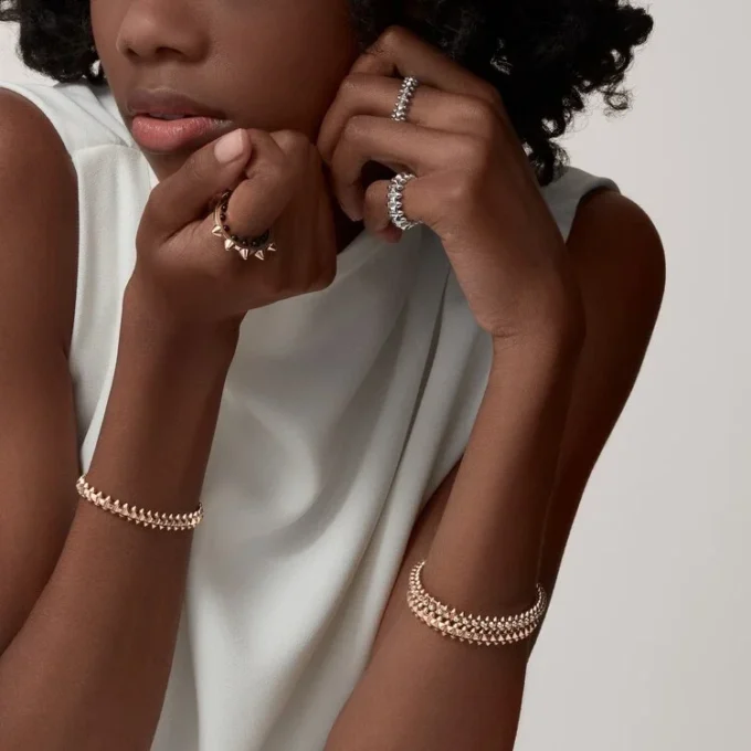 Anello Clash De Cartier Modello piccolo – Oro bianco – Cartier
