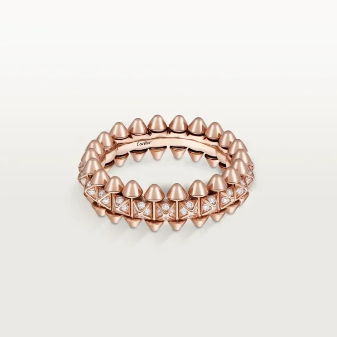 Anello Clash De Cartier, modello piccolo, pavé