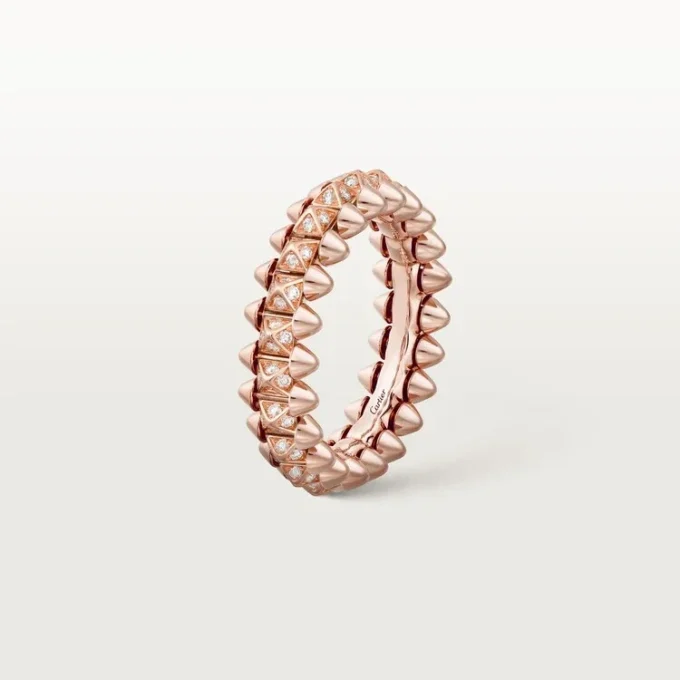 Anello Clash De Cartier, modello piccolo, pavé