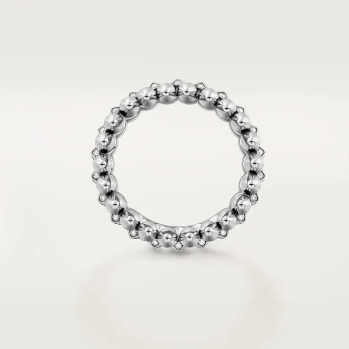 Anello Clash De Cartier, modello piccolo, pavé
