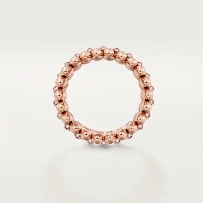 Anello Clash De Cartier, modello piccolo, pavé