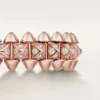 Anello Clash De Cartier, modello piccolo, pavé
