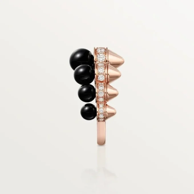 Anello Clash De Cartier, onice, modello extra-large, diamanti