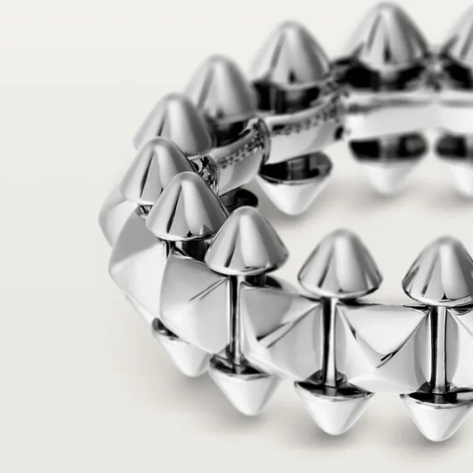 Anello Clash De Cartier – Oro bianco, modello medio | Cartier Us