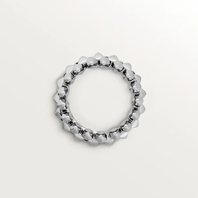Anello Clash De Cartier – Oro bianco, modello medio | Cartier Us