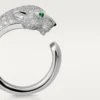 Anello con diamanti Panthere De Cartier, oro bianco | Cartier Us