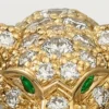 Anello con diamanti Panthere De Cartier, oro giallo | Cartier Us