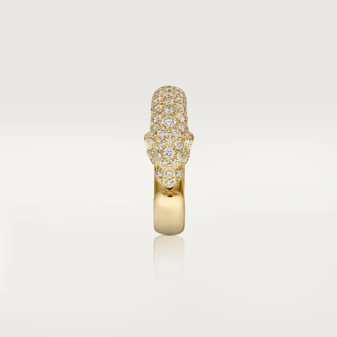 Anello con diamanti Panthere De Cartier, oro giallo | Cartier Us