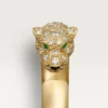 Anello con diamanti Panthere De Cartier, oro giallo | Cartier Us