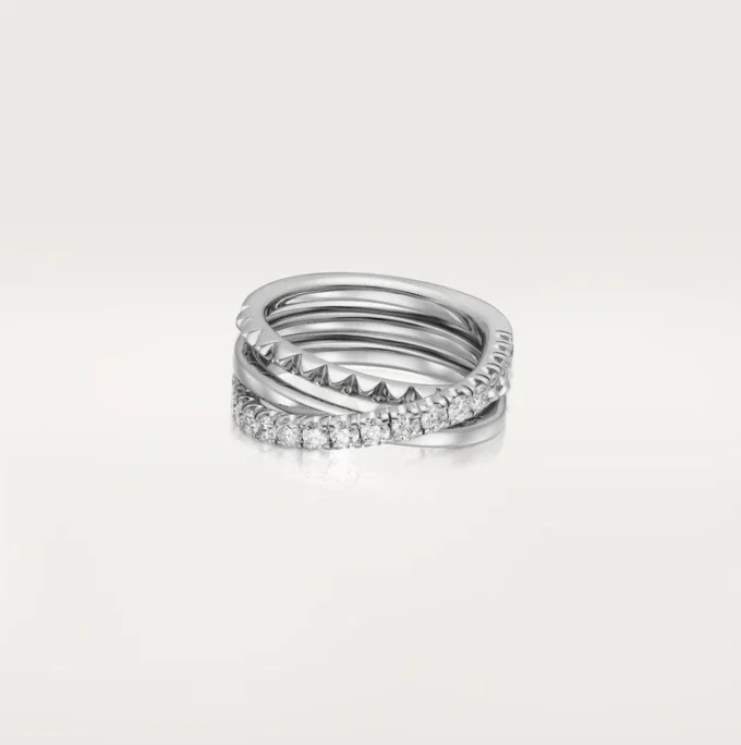Anello Etincelle De Cartier – Oro bianco, Diamanti – Cartier