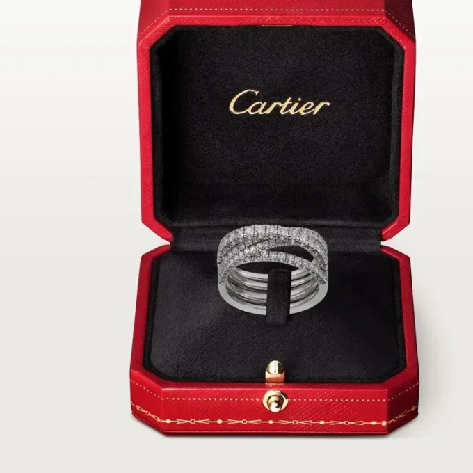 Anello Etincelle De Cartier – Oro bianco, Diamanti – Cartier
