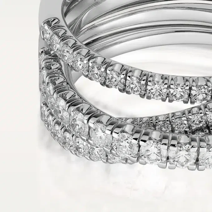 Anello Etincelle De Cartier – Oro bianco, Diamanti – Cartier