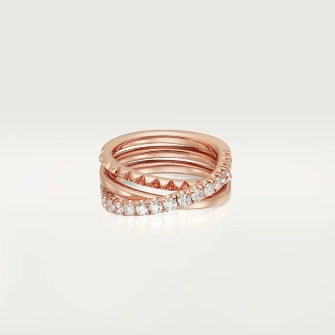 Anello Etincelle De Cartier – Oro rosa, diamanti – Cartier