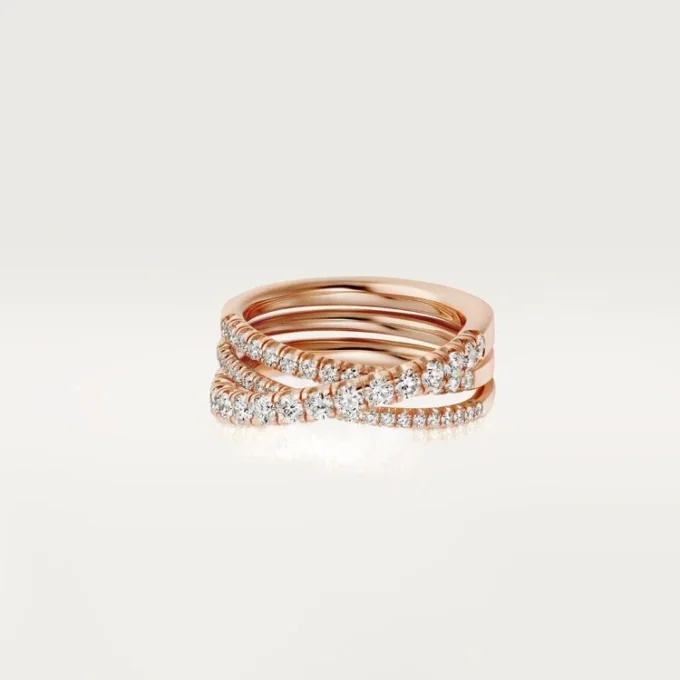 Anello Etincelle De Cartier – Oro rosa, Diamanti – Cartier