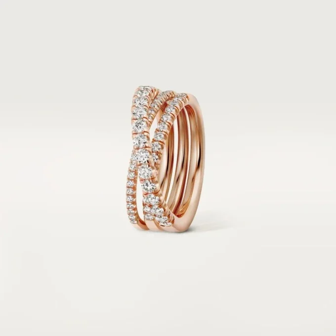 Anello Etincelle De Cartier – Oro rosa, Diamanti – Cartier