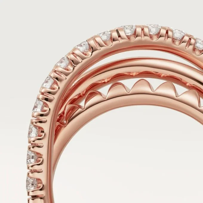 Anello Etincelle De Cartier – Oro rosa, diamanti – Cartier