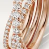 Anello Etincelle De Cartier – Oro rosa, Diamanti – Cartier