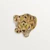 Anello Faune Et Flore De Cartier, diamanti gialli, arancioni e marroni, pavé