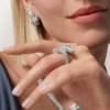 Anello Faune Et Flore De Cartier, pavé
