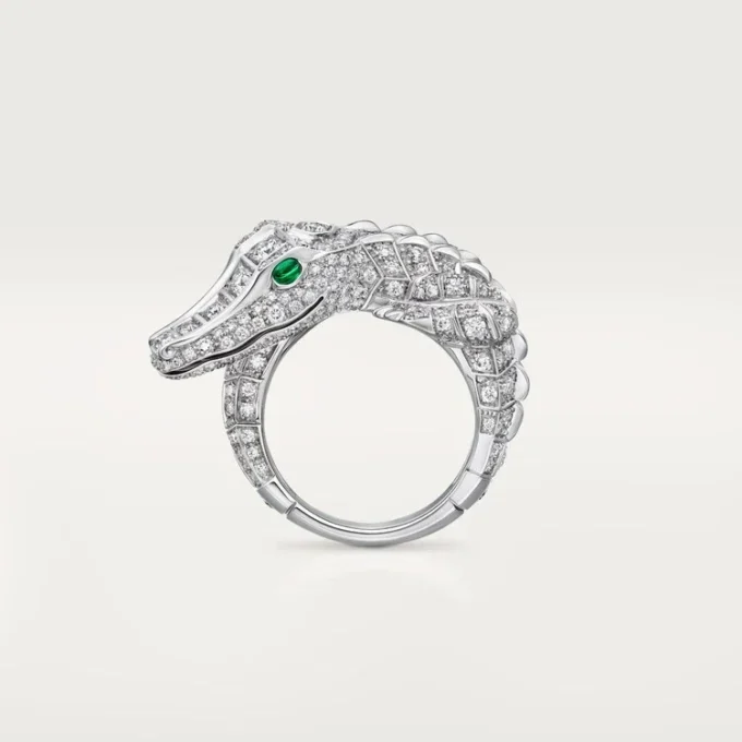 Anello Faune Et Flore De Cartier, pavé