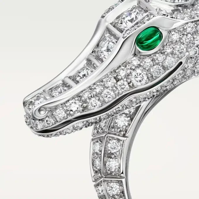 Anello Faune Et Flore De Cartier, pavé