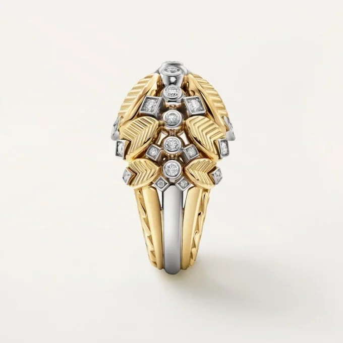 Anello Grain De Cafe