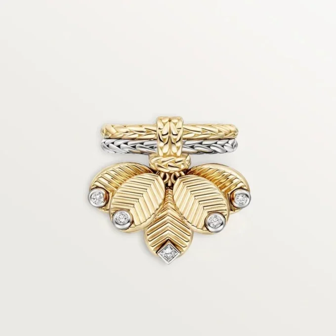 Anello Grain De Cafe, diamanti