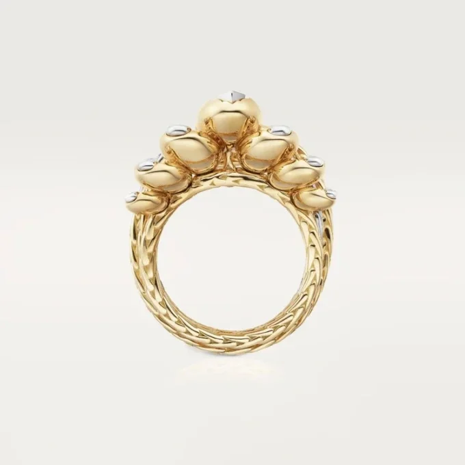 Anello Grain De Cafe, diamanti