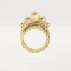 Anello Grain De Cafe, diamanti
