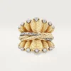 Anello Grain De Cafe, diamanti