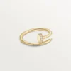 Anello Juste Un Clou, modello piccolo, diamanti