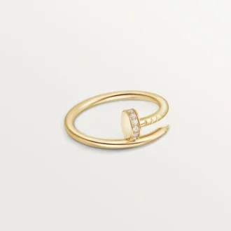 Anello Juste Un Clou, modello piccolo, diamanti