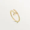 Anello Juste Un Clou, modello piccolo, diamanti
