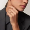 Anello Juste Un Clou, modello piccolo, diamanti