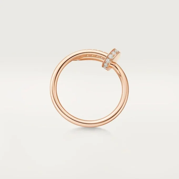 Anello Juste Un Clou, modello piccolo, diamanti
