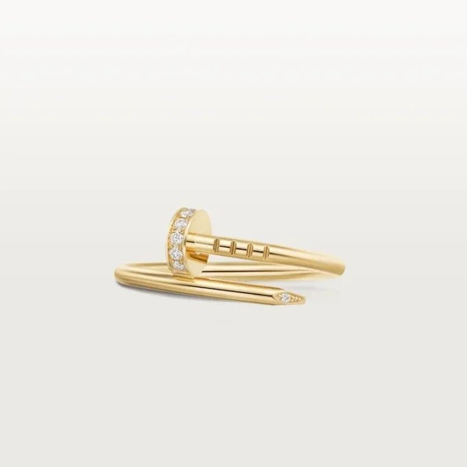 Anello Juste Un Clou, modello piccolo, diamanti