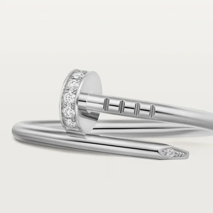 Anello Juste Un Clou, modello piccolo, diamanti