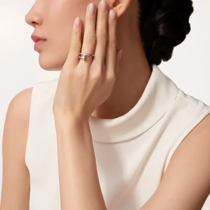 Anello Juste Un Clou – Oro bianco – Cartier