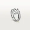 Anello Juste Un Clou – Oro bianco, diamanti – Cartier