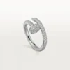 Anello Juste Un Clou – Oro bianco, diamanti – Cartier