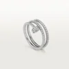 Anello Juste Un Clou – Oro bianco, diamanti – Cartier